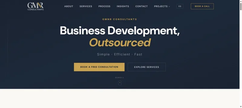 gmnrconsultants.com website built by GoBizIT