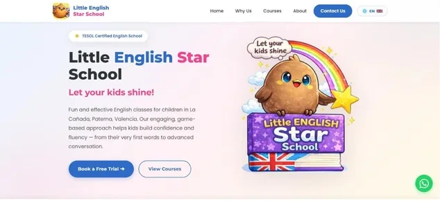 www.littleenglishstar.com website built by GoBizIT