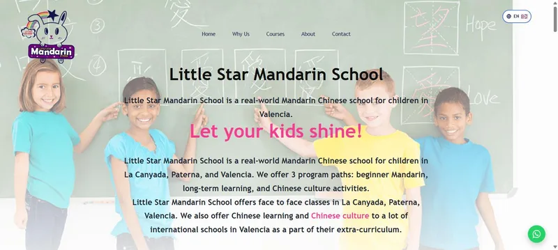 www.littlemandarinstar.com website built by GoBizIT